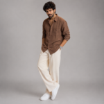 Linen blend shirt