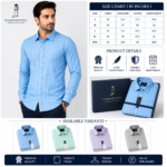 Sky Blue Striped Shirt - Image 2